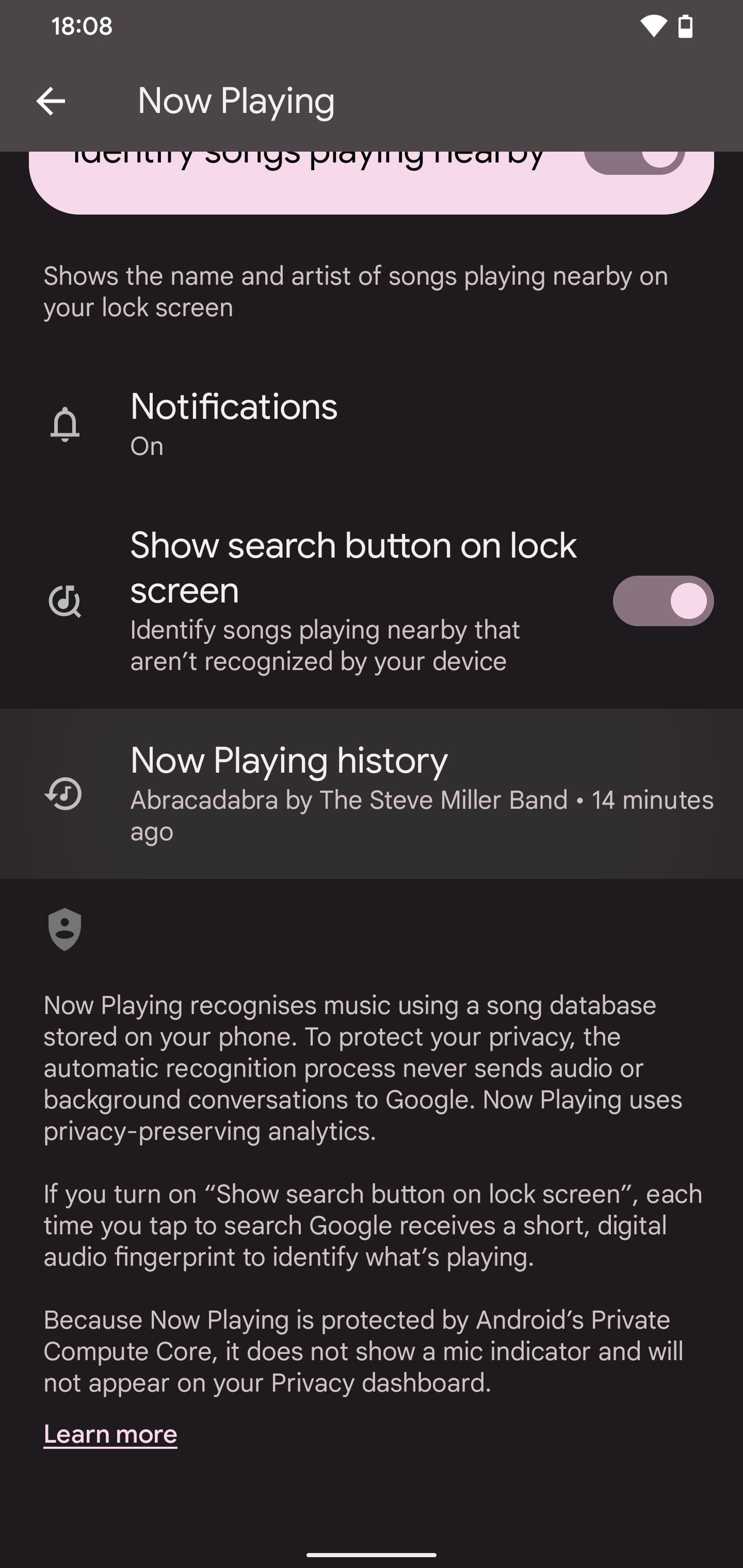 How to Find and Favorite Songs That Now Playing Identified on Your Pixel