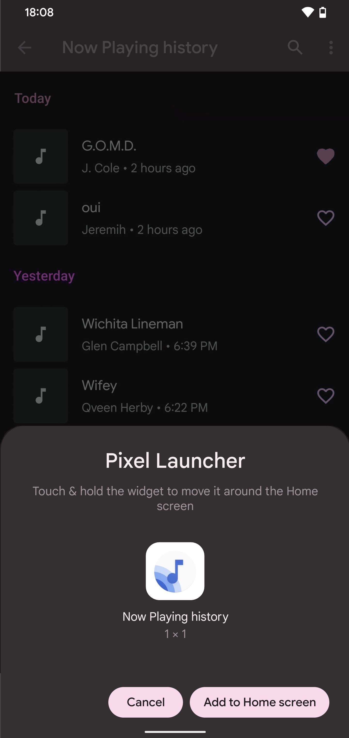 How to Find and Favorite Songs That Now Playing Identified on Your Pixel