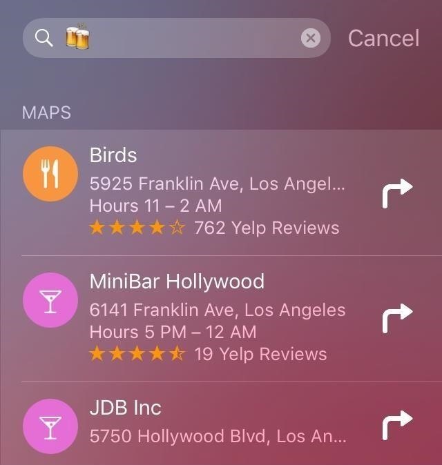 Find Nearby Beer by Emoji on Your iPhone