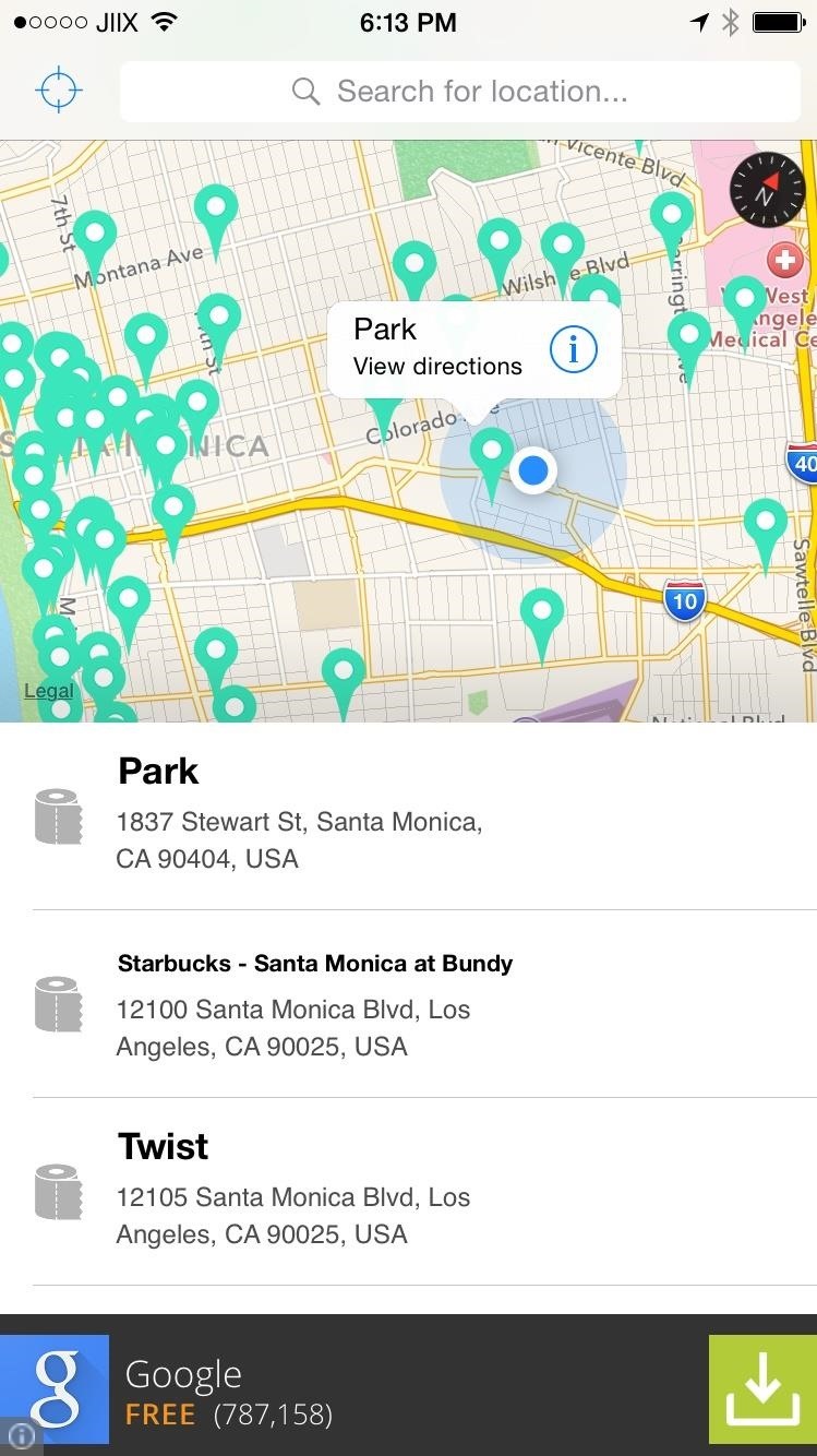 How to Find the Nearest Public Restroom on Your iPhone