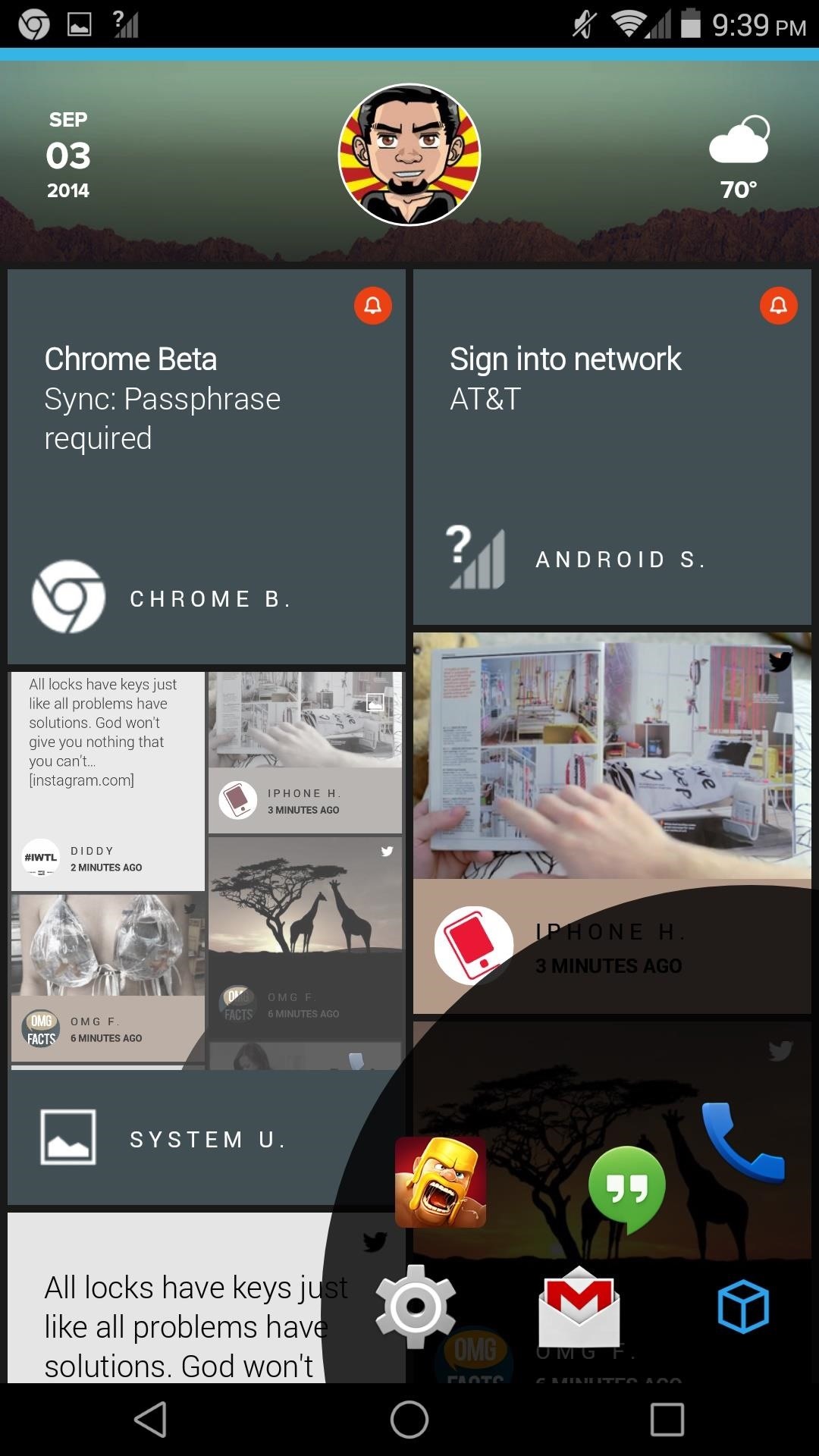 Flow Home Launcher for Android Is Like BlinkFeed, Only Way Better