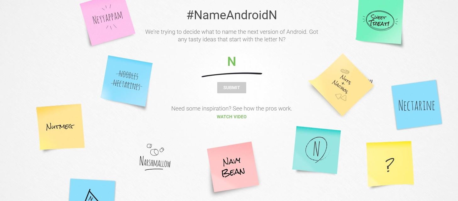 For the First Time, You Can Help Name Android