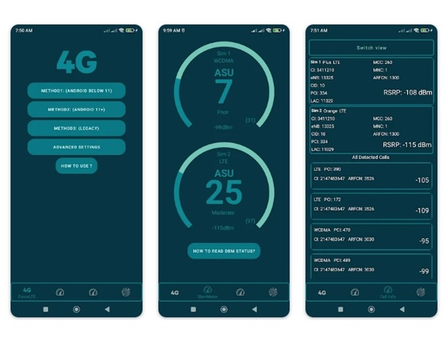 Force 4G Only Mode via Force LTE Only App