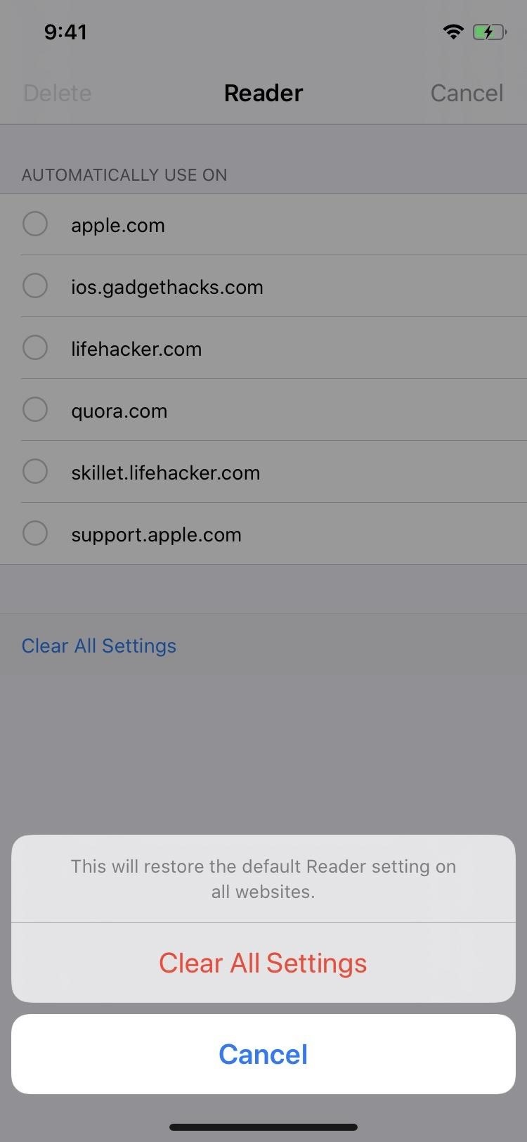 Force Safari to Automatically Show Reader View for Specific Websites on Your iPhone