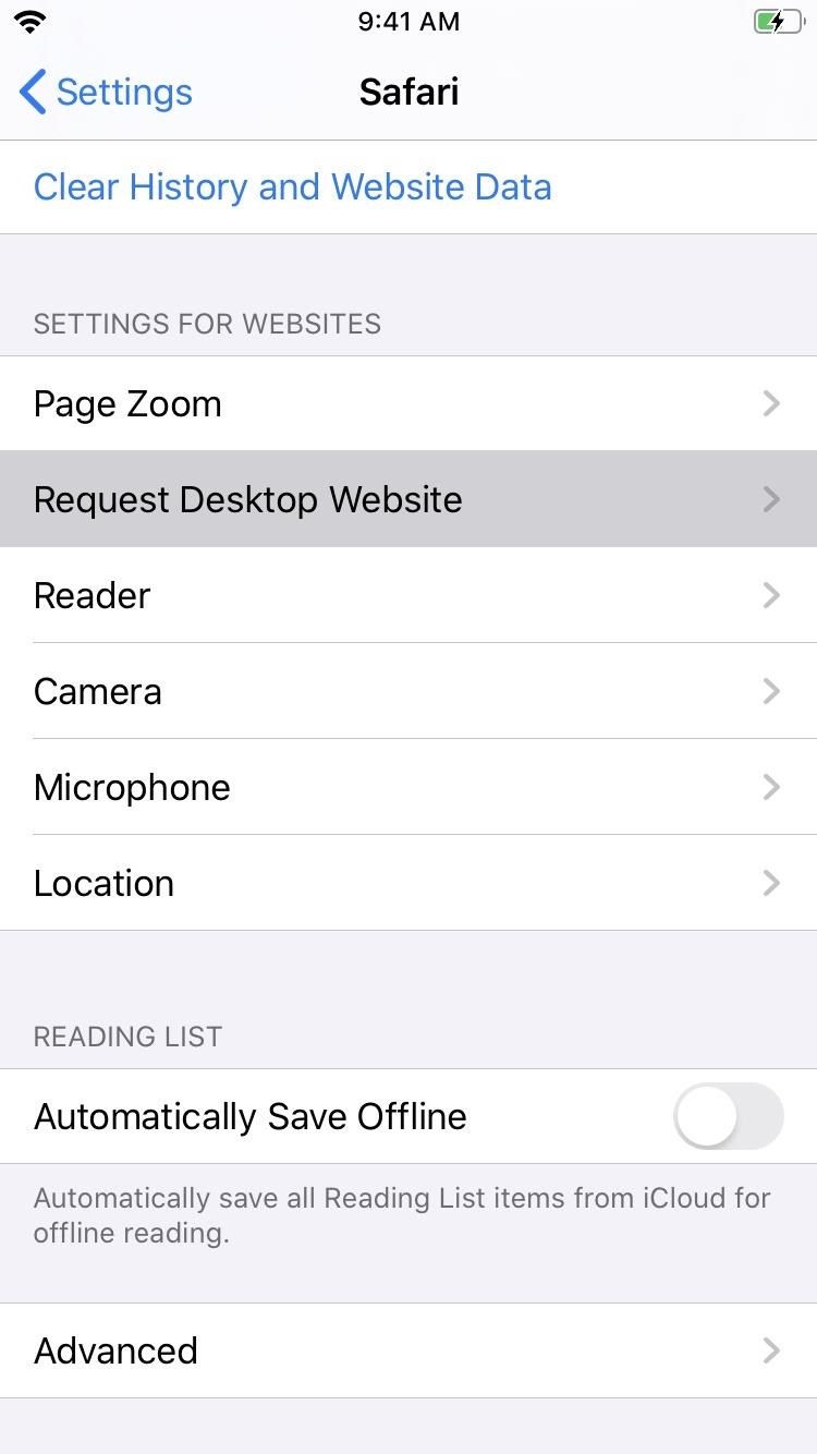 How to Force Safari to Use Desktop View by Default for Specific Sites in iOS 13
