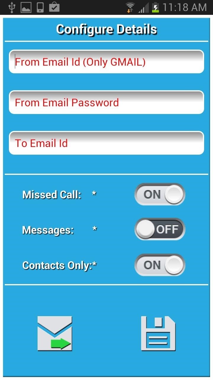 How to Forward Missed Call Alerts & Text Messages on Your Samsung Galaxy S3 to an Email Address