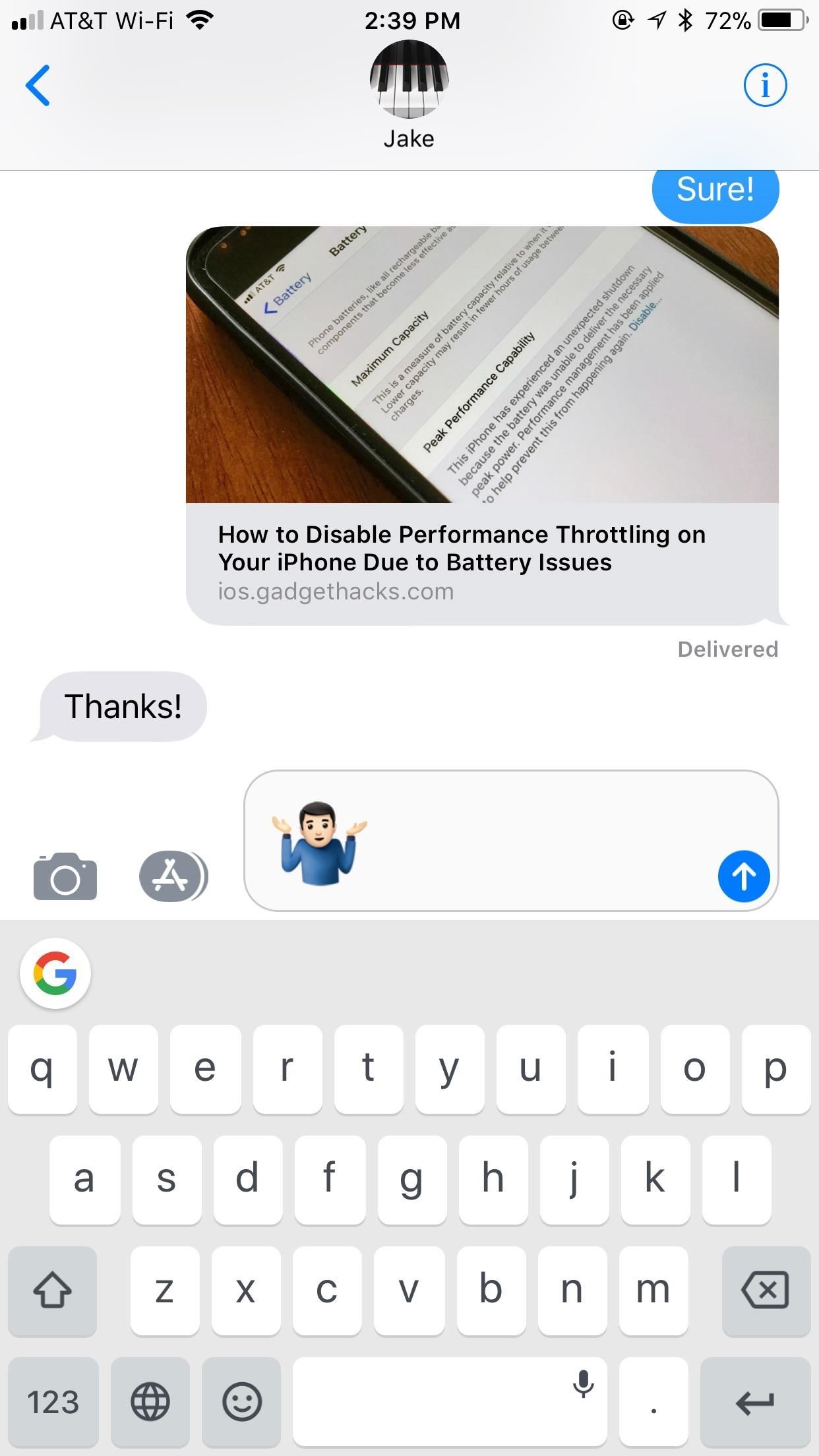 Gboard Makes Finding Emojis Even Easier on iPhone