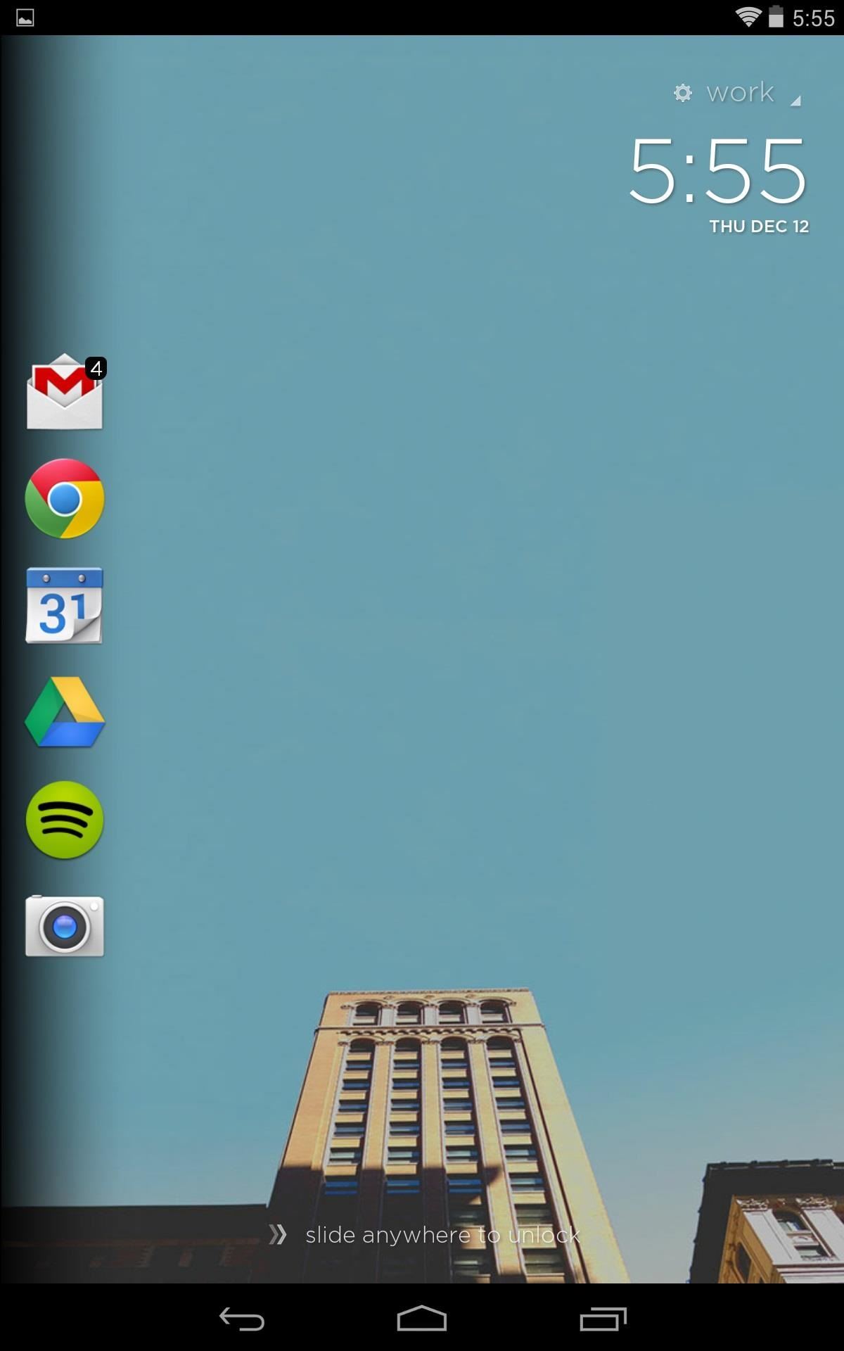 How to Get Adaptive App Shortcuts on Your Nexus 7's Lock Screen