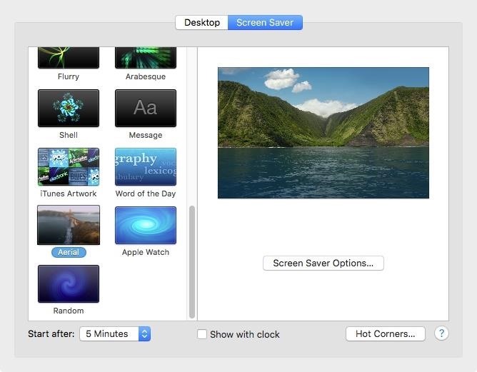 How to Get Apple TV's New Aerial Screen Saver on Your Mac