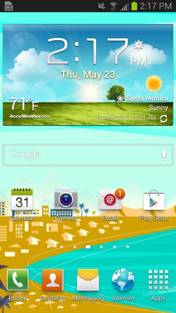 How to Get Auto-Rotating Google Now Wallpapers on Your Samsung Galaxy S3 Home Screen