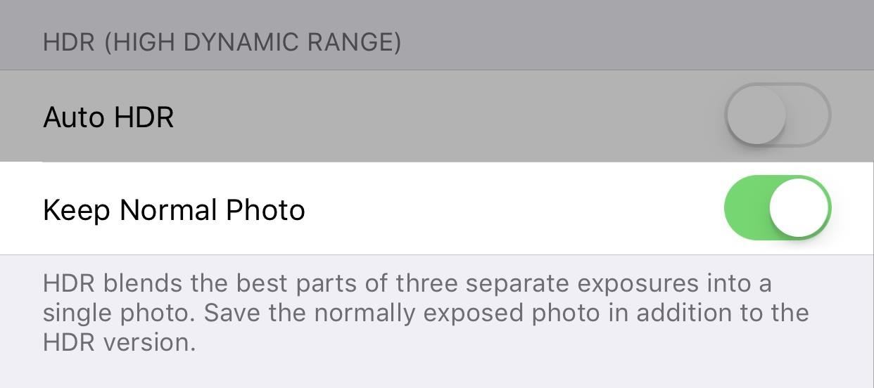 How to Get Back the Camera's Missing HDR Button on Your iPhone 8 or 8 Plus