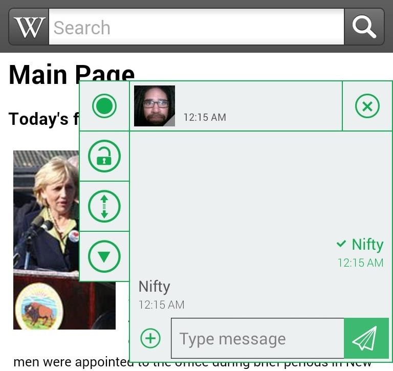 How to Get Chat Head Bubbles for Text Messages on Your Nexus 5