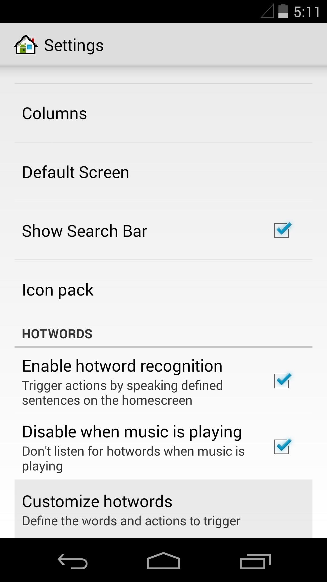 How to Get Custom Hotword Detection to Launch Any App on Your Nexus 5