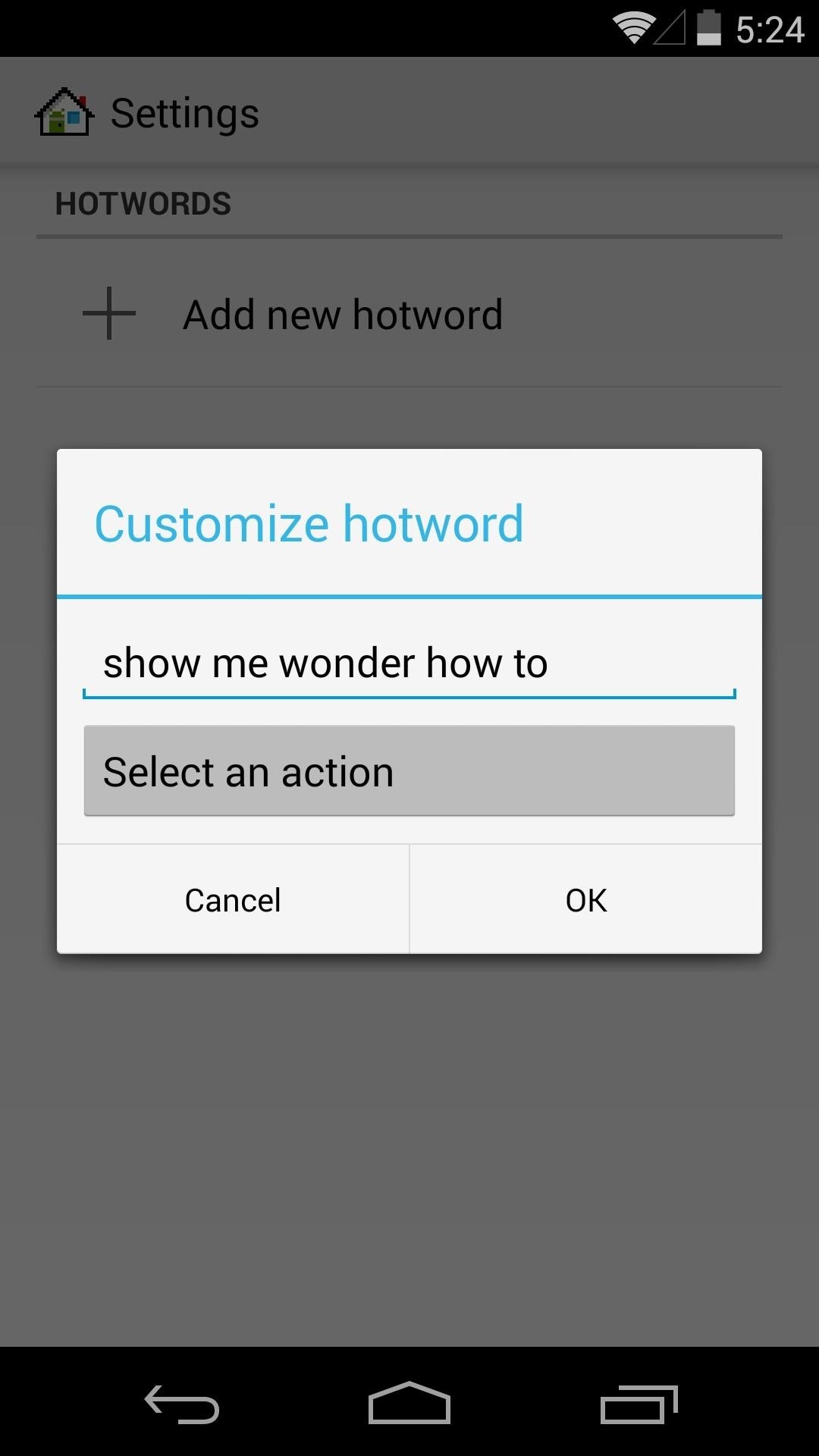 How to Get Custom Hotword Detection to Launch Any App on Your Nexus 5