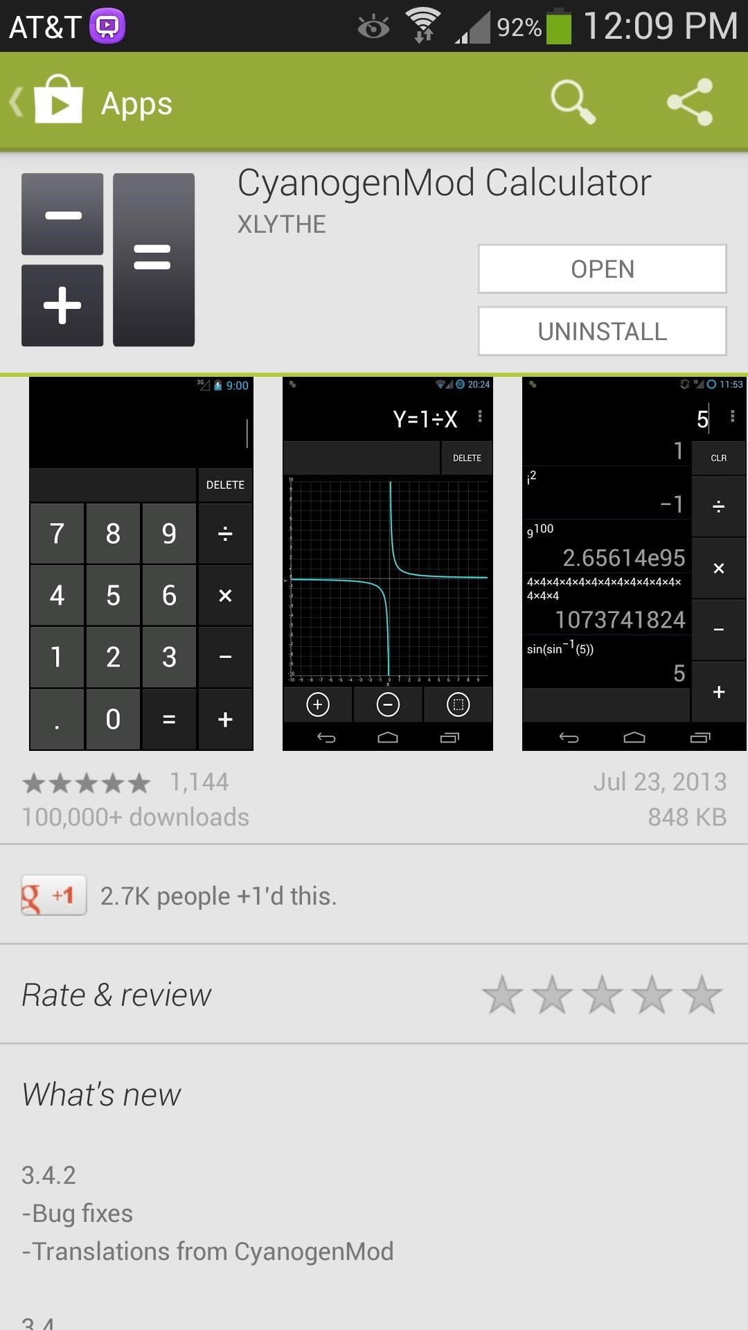 How to Get CyanogenMod's Sleek Graphing Calculator & Widget on Your Samsung Galaxy S4 Without Rooting