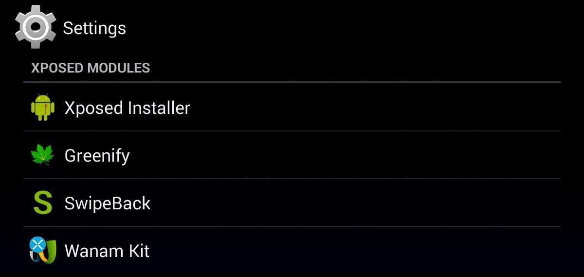 Get Faster Access to Settings for Your Installed Xposed Mods on the Nexus 7