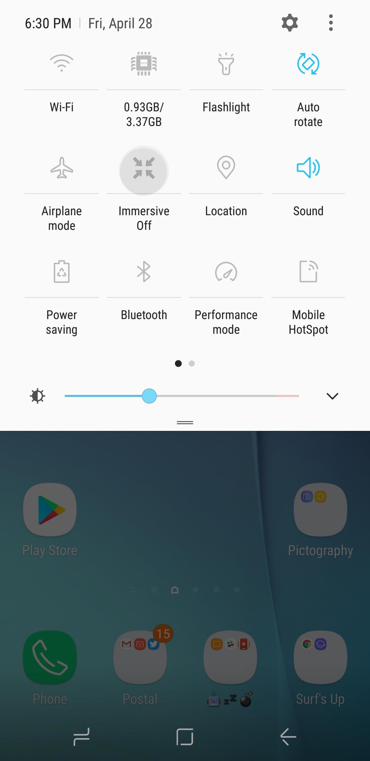 Get an Immersive Mode Quick Settings Tile on Any Nougat Device — No Root Needed