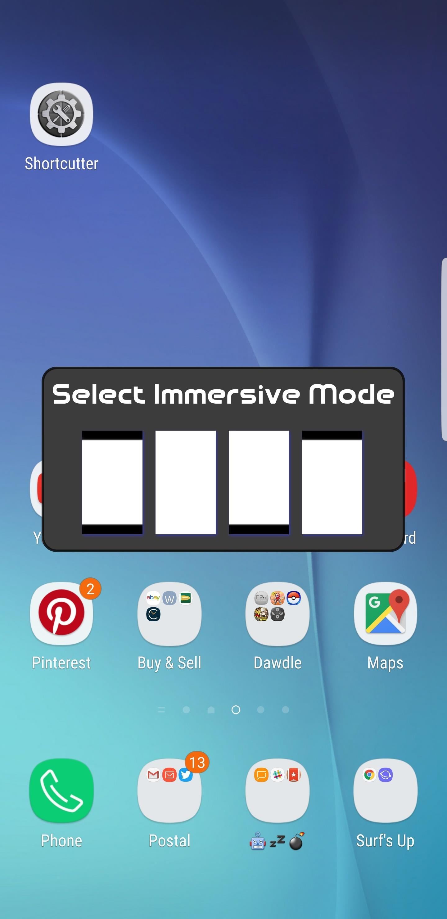 Get an Immersive Mode Quick Settings Tile on Any Nougat Device — No Root Needed