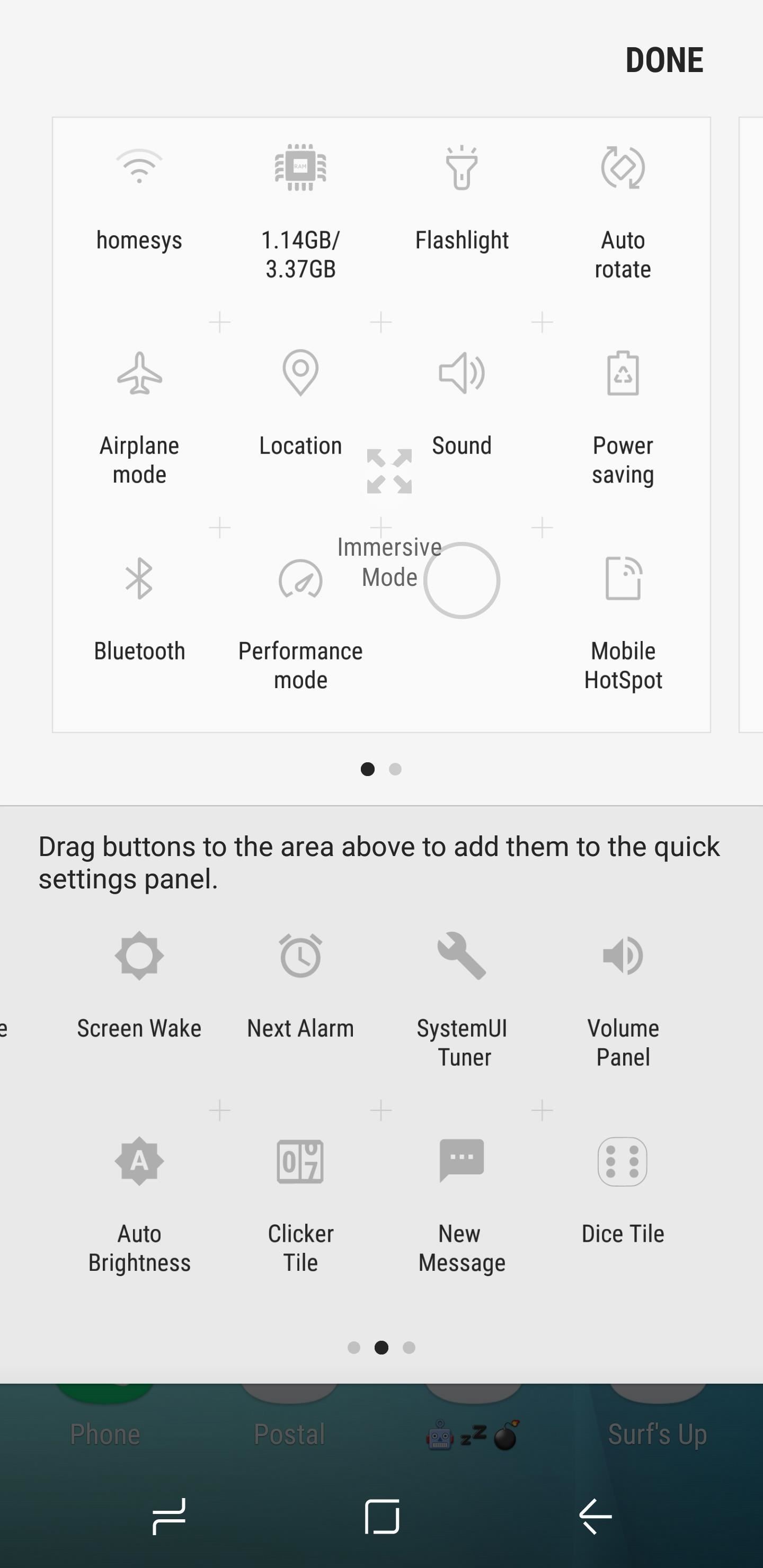 Get an Immersive Mode Quick Settings Tile on Any Nougat Device — No Root Needed