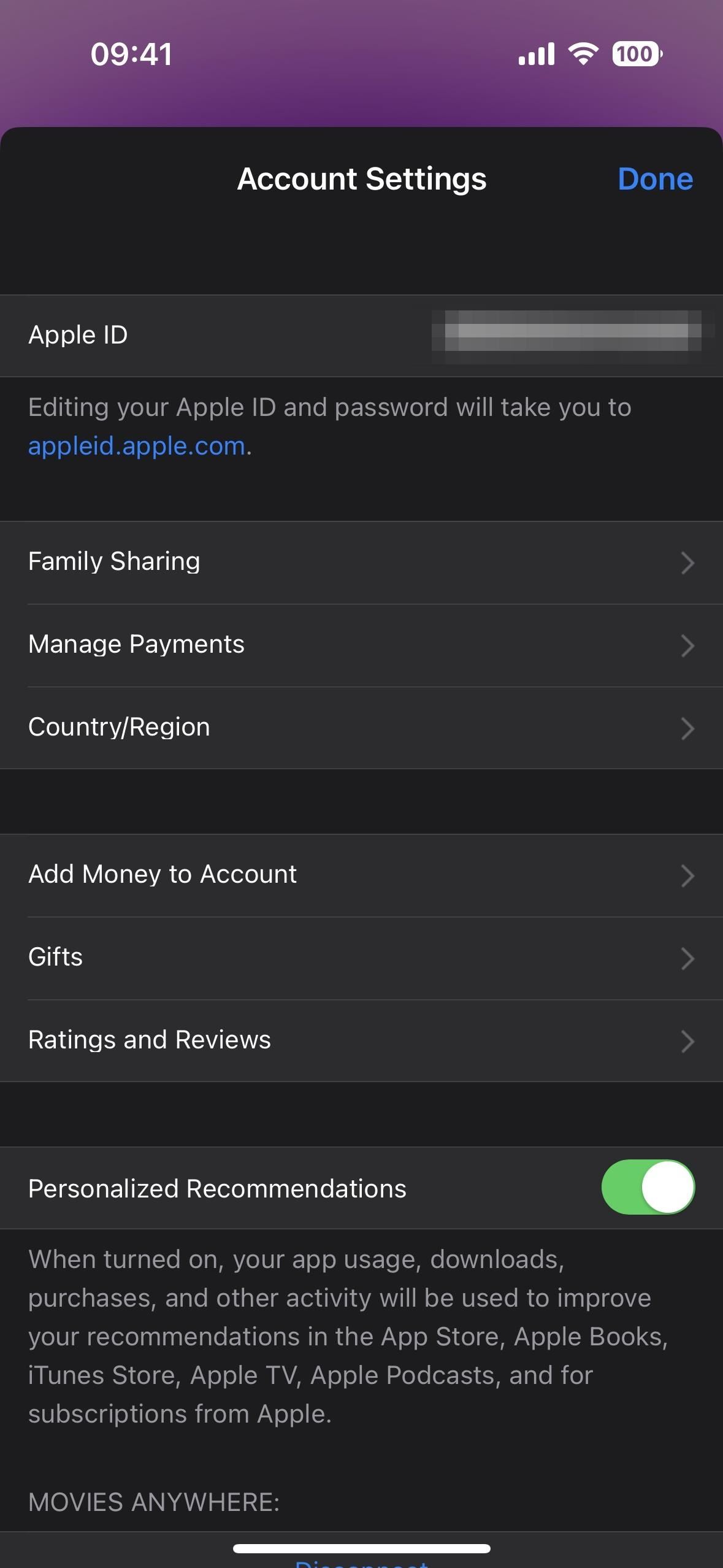 Get Instant Access to Your Account Settings for Media and Purchases on Your iPhone