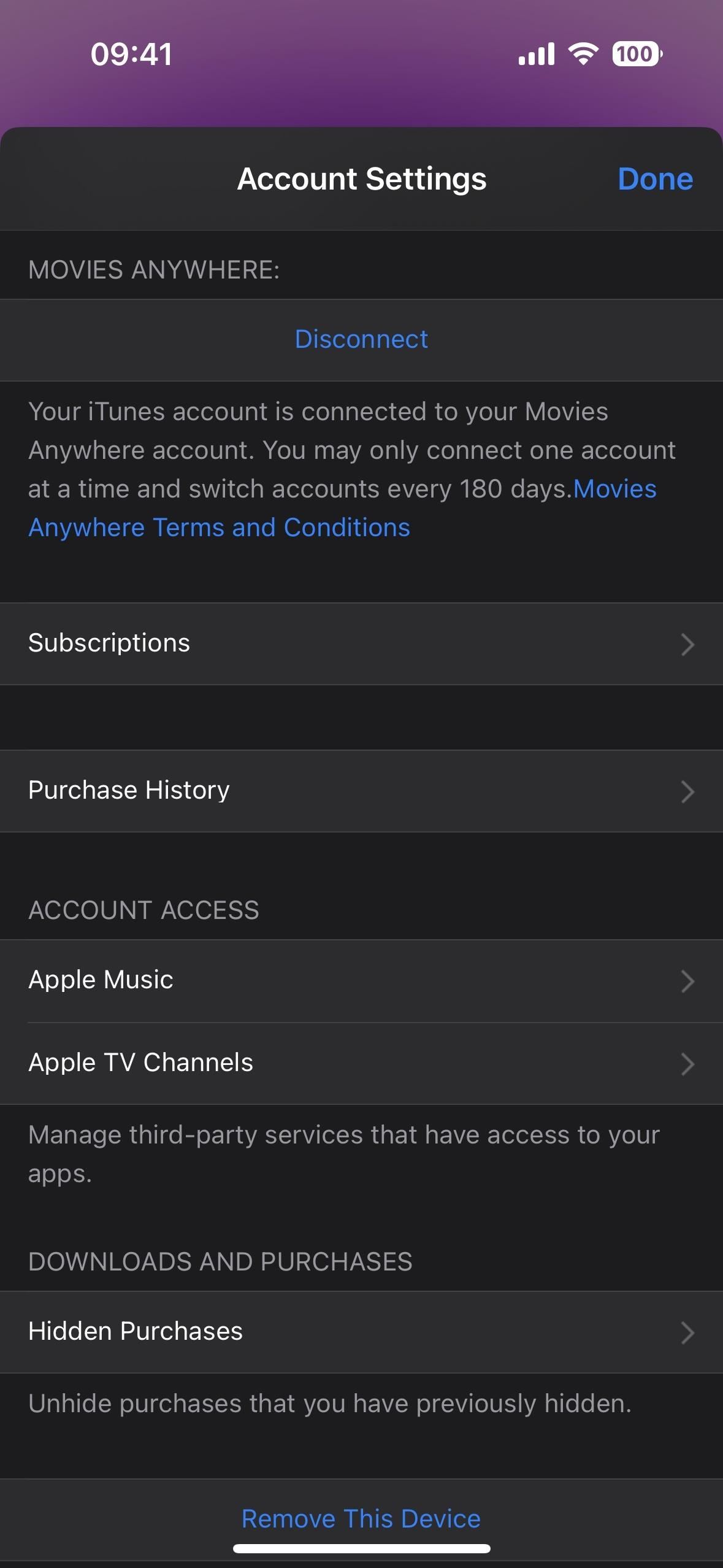 Get Instant Access to Your Account Settings for Media and Purchases on Your iPhone