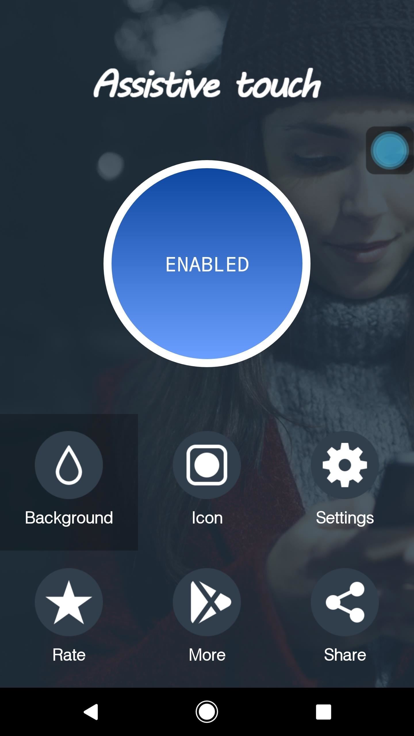 Get the iPhone's 'AssistiveTouch' Virtual Home Button on Android