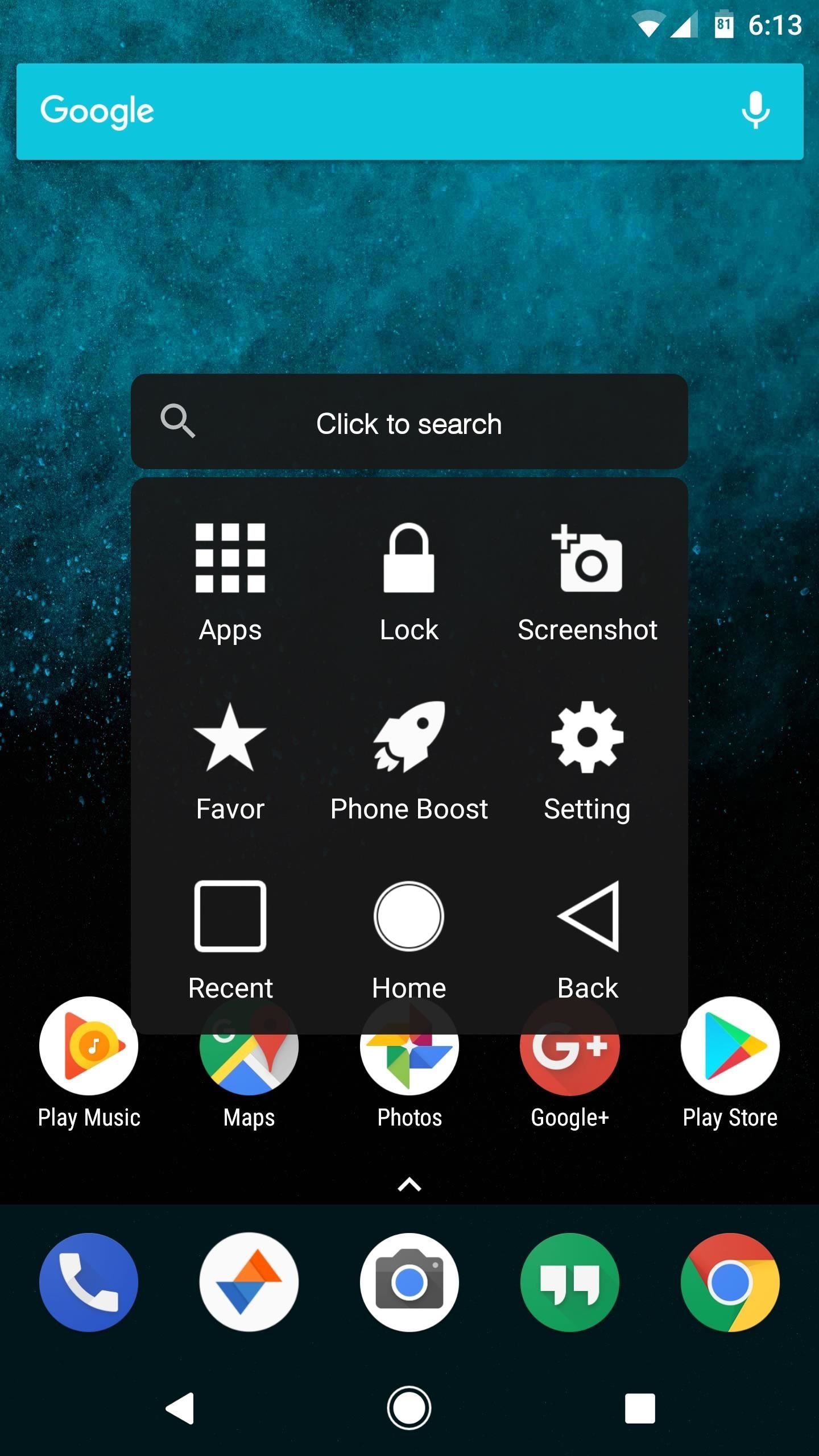 Get the iPhone's 'AssistiveTouch' Virtual Home Button on Android