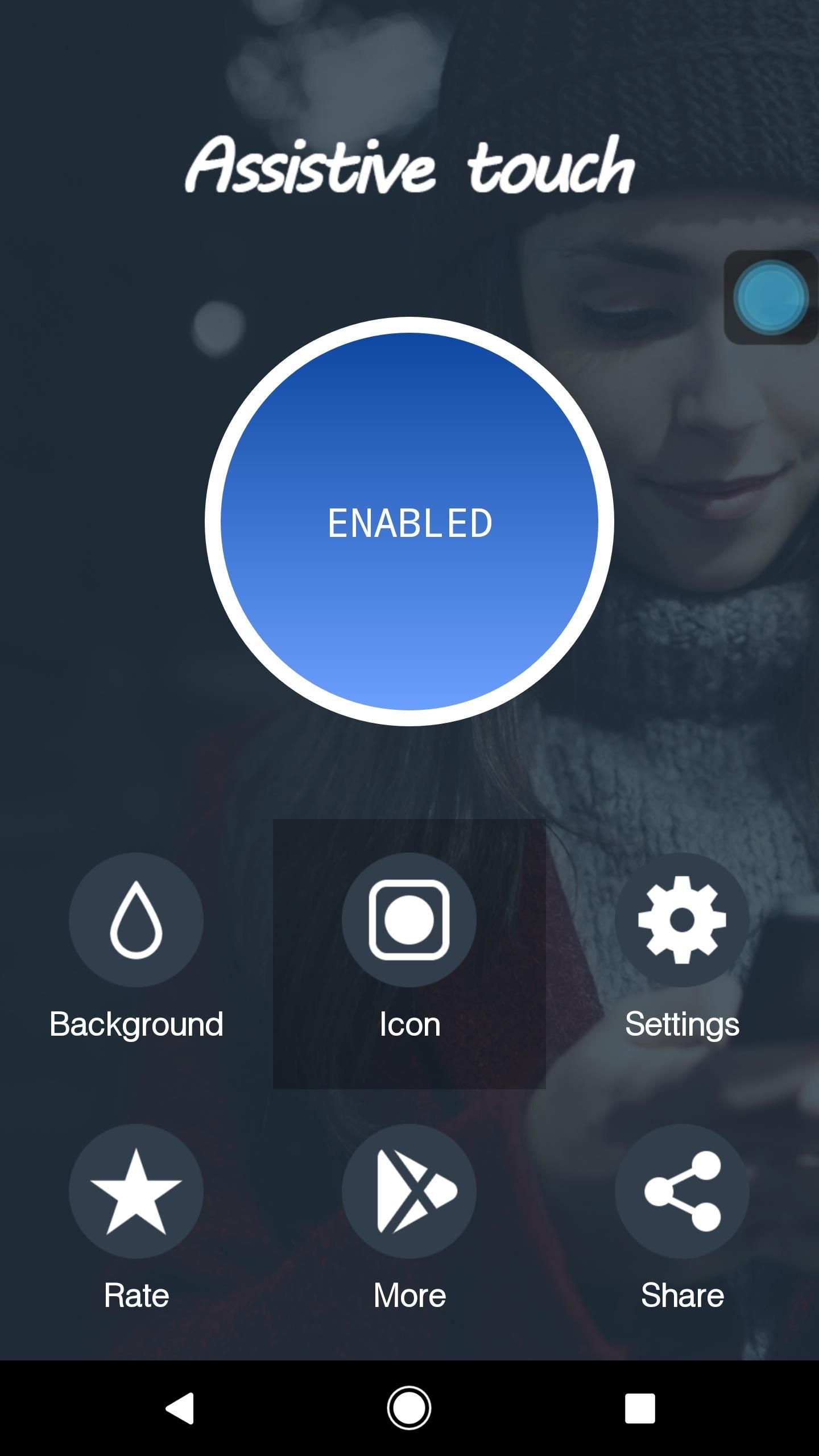 Get the iPhone's 'AssistiveTouch' Virtual Home Button on Android