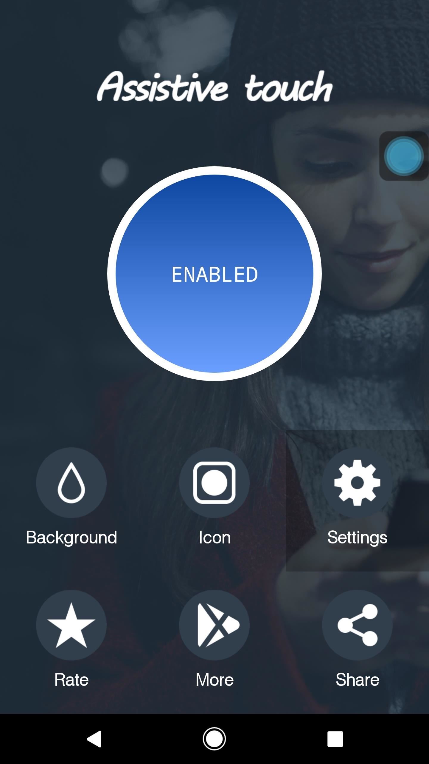 Get the iPhone's 'AssistiveTouch' Virtual Home Button on Android