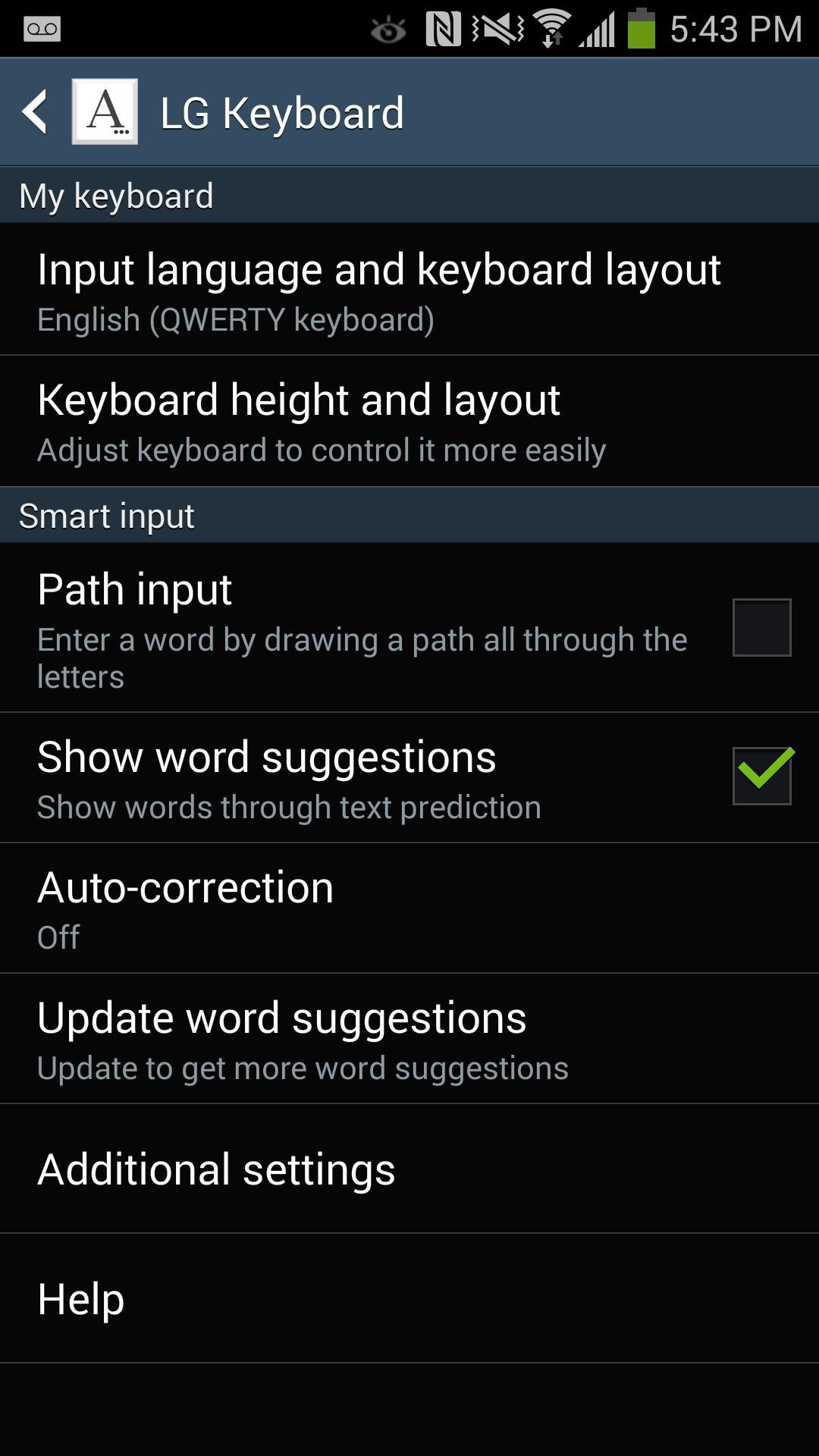 Get the LG G3's Smart Keyboard on Your Galaxy Note 3