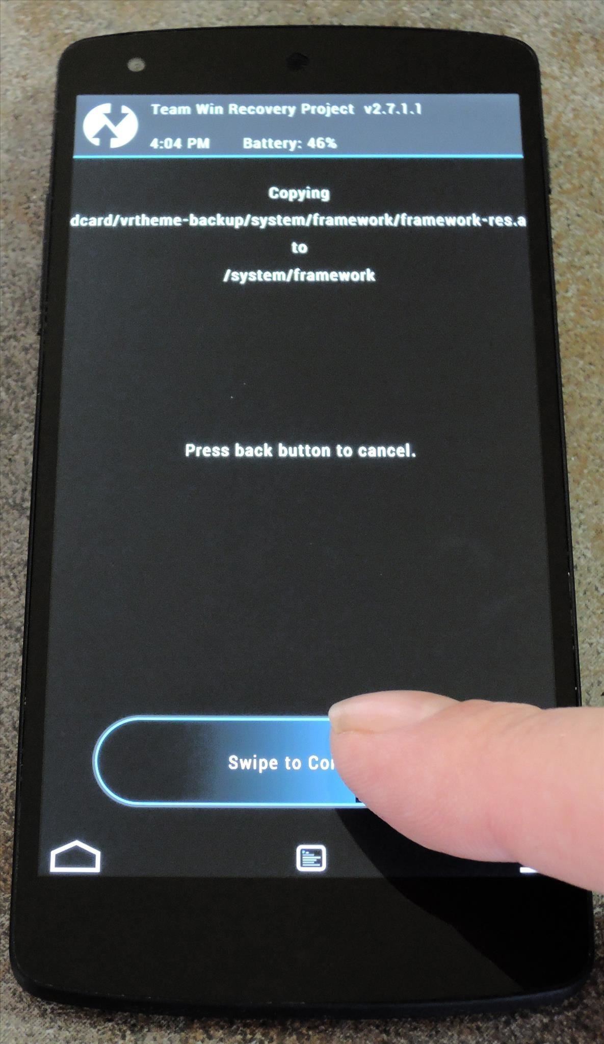 How to Get New Transition Animations on Your Nexus 5