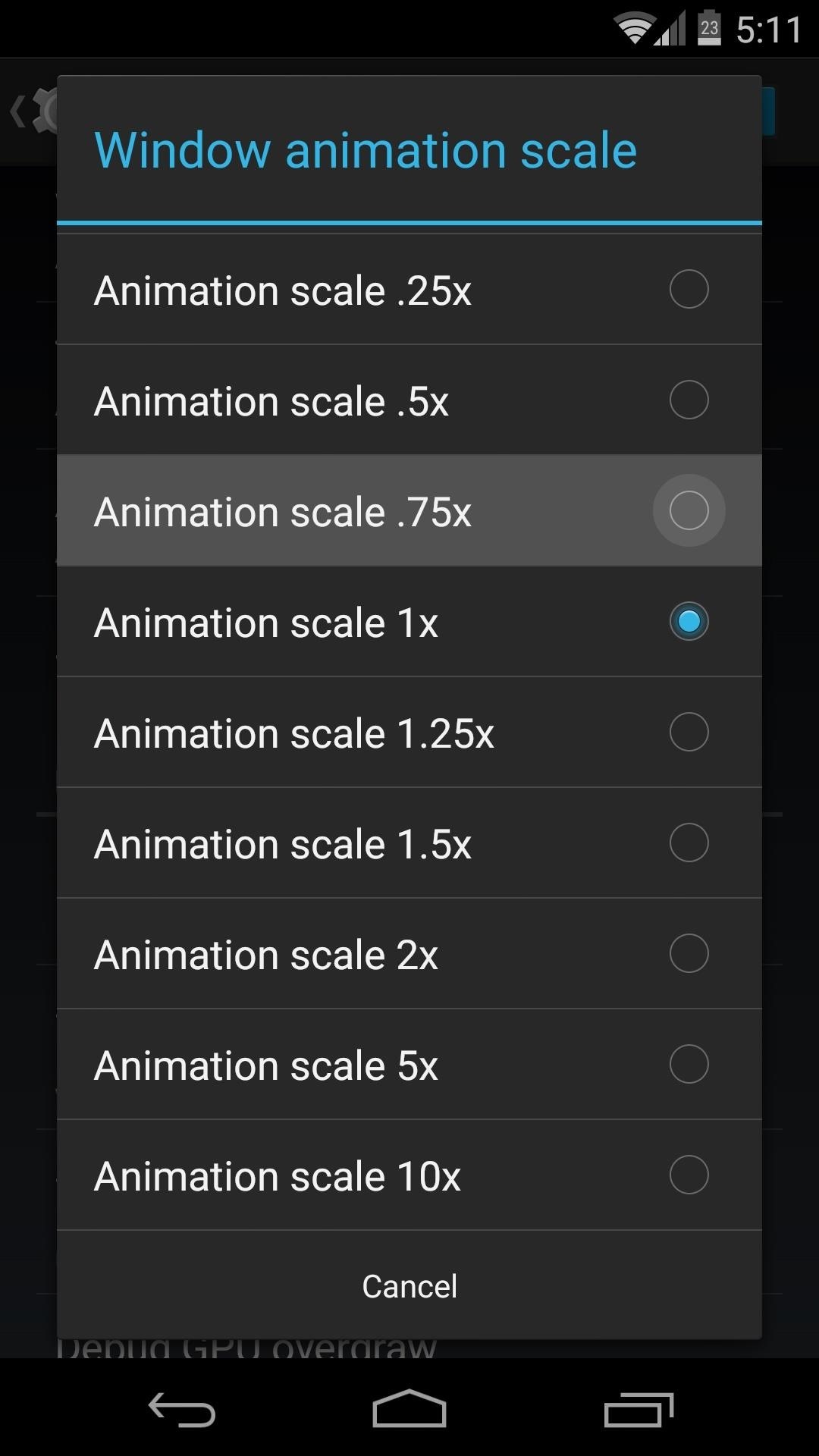 How to Get New Transition Animations on Your Nexus 5