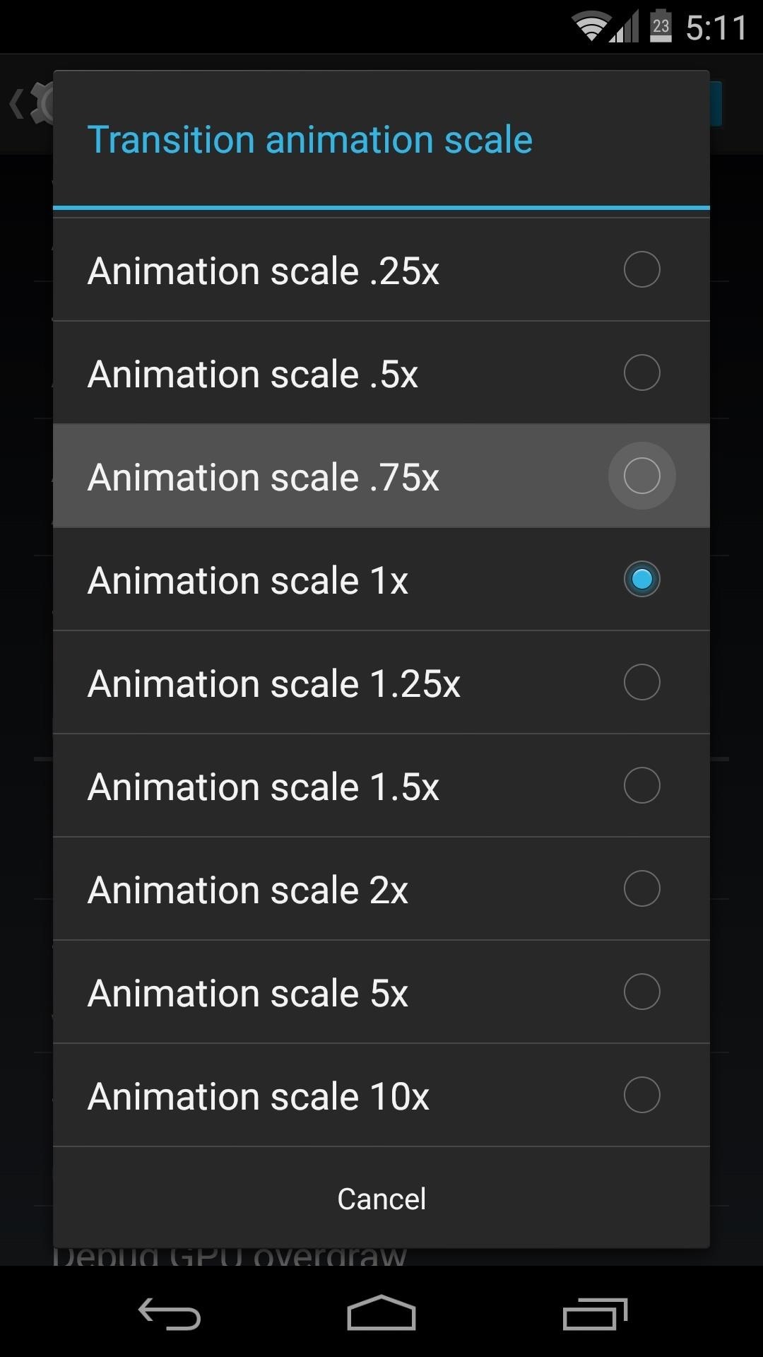 How to Get New Transition Animations on Your Nexus 5