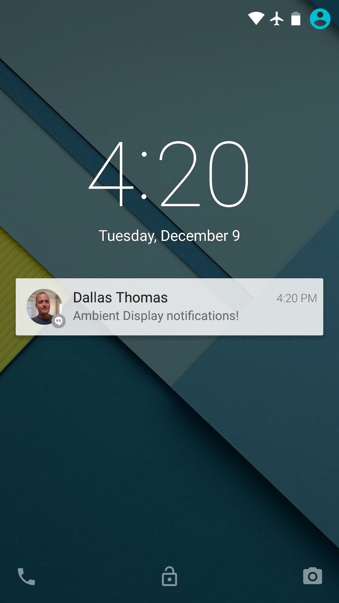 Get Nexus 6 "Ambient Display" Notifications on Your Nexus 5