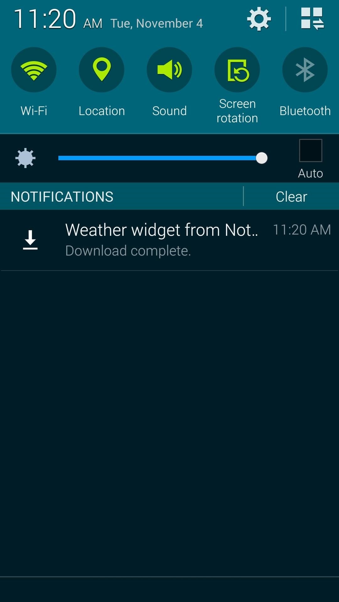 Get the Note 4's Weather Widgets on Your Galaxy S5