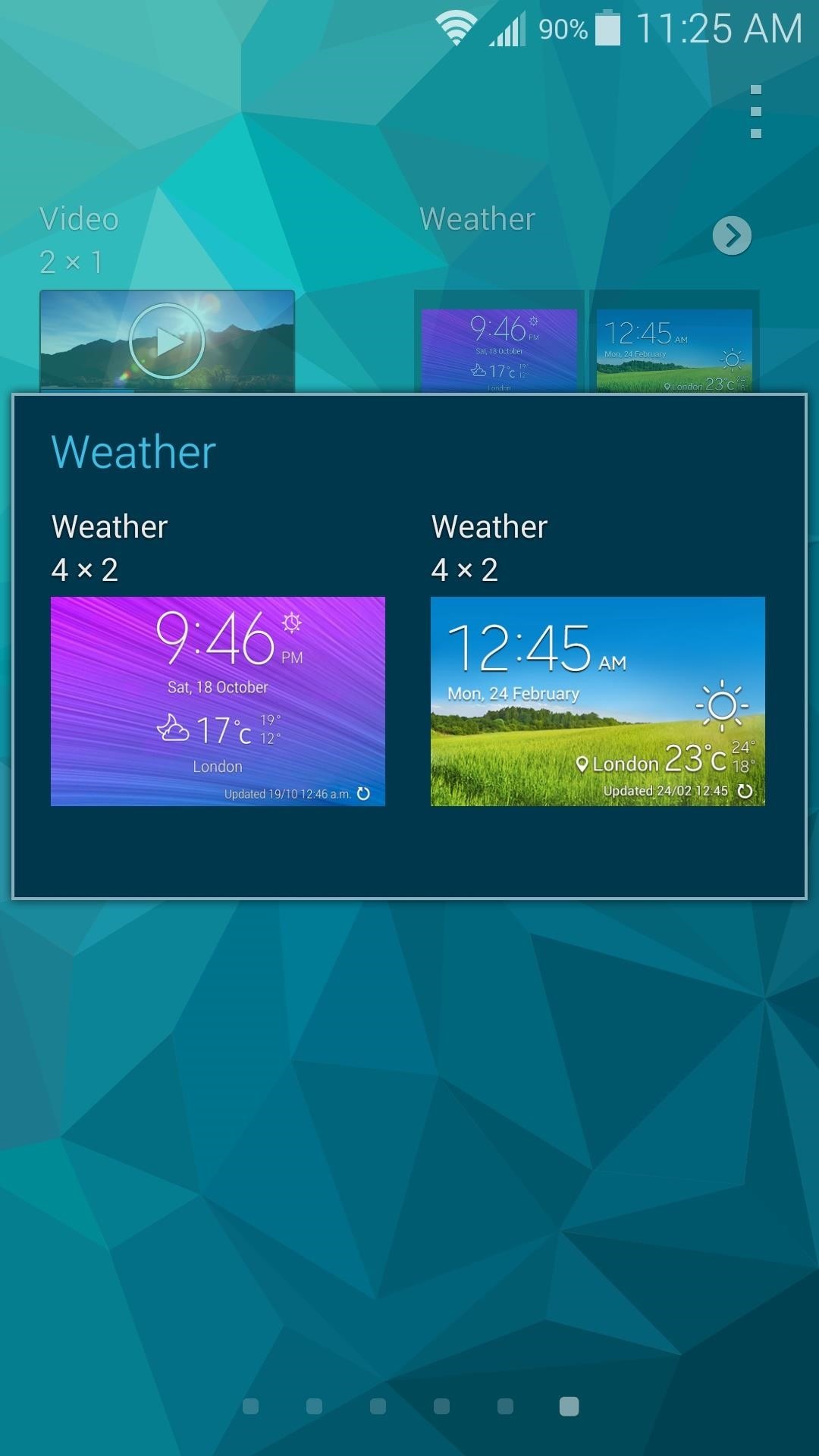 Get the Note 4's Weather Widgets on Your Galaxy S5