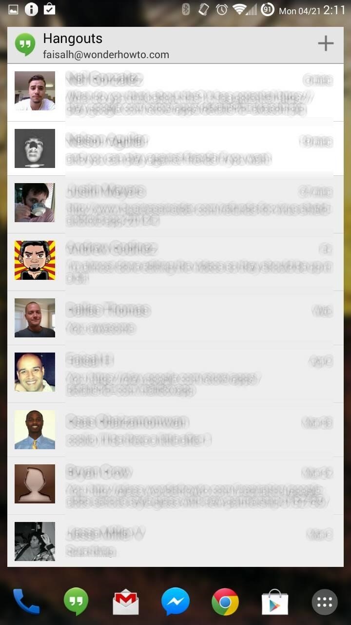 Get It Now: Hangouts 2.1 Update Brings Merged Conversations, Home Screen Widget, & More