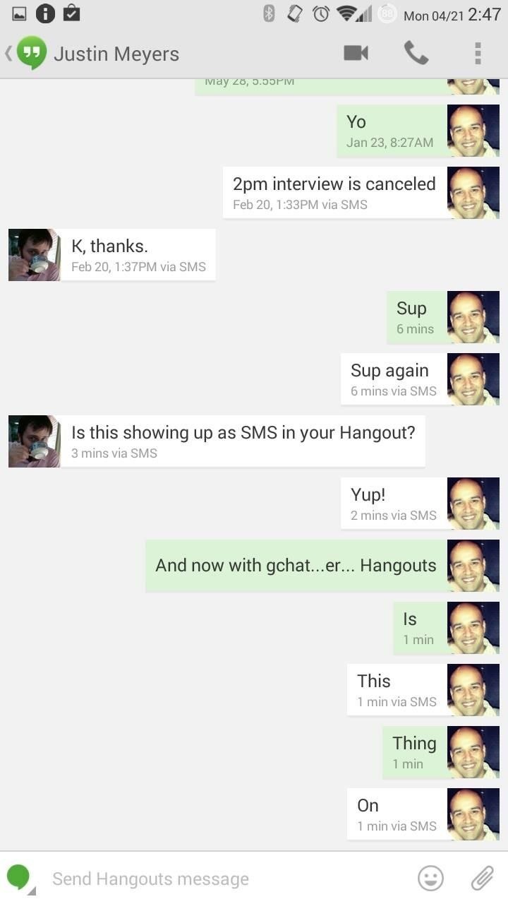 Get It Now: Hangouts 2.1 Update Brings Merged Conversations, Home Screen Widget, & More