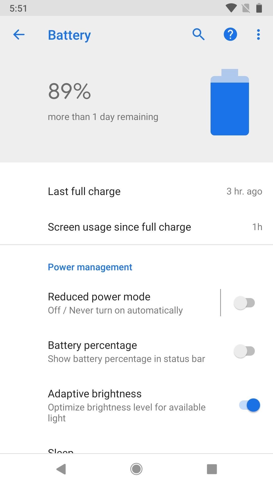 How to Get Oreo's Battery Menu Back on Android Pie