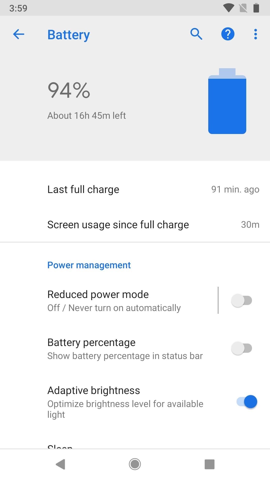 How to Get Oreo's Battery Menu Back on Android Pie