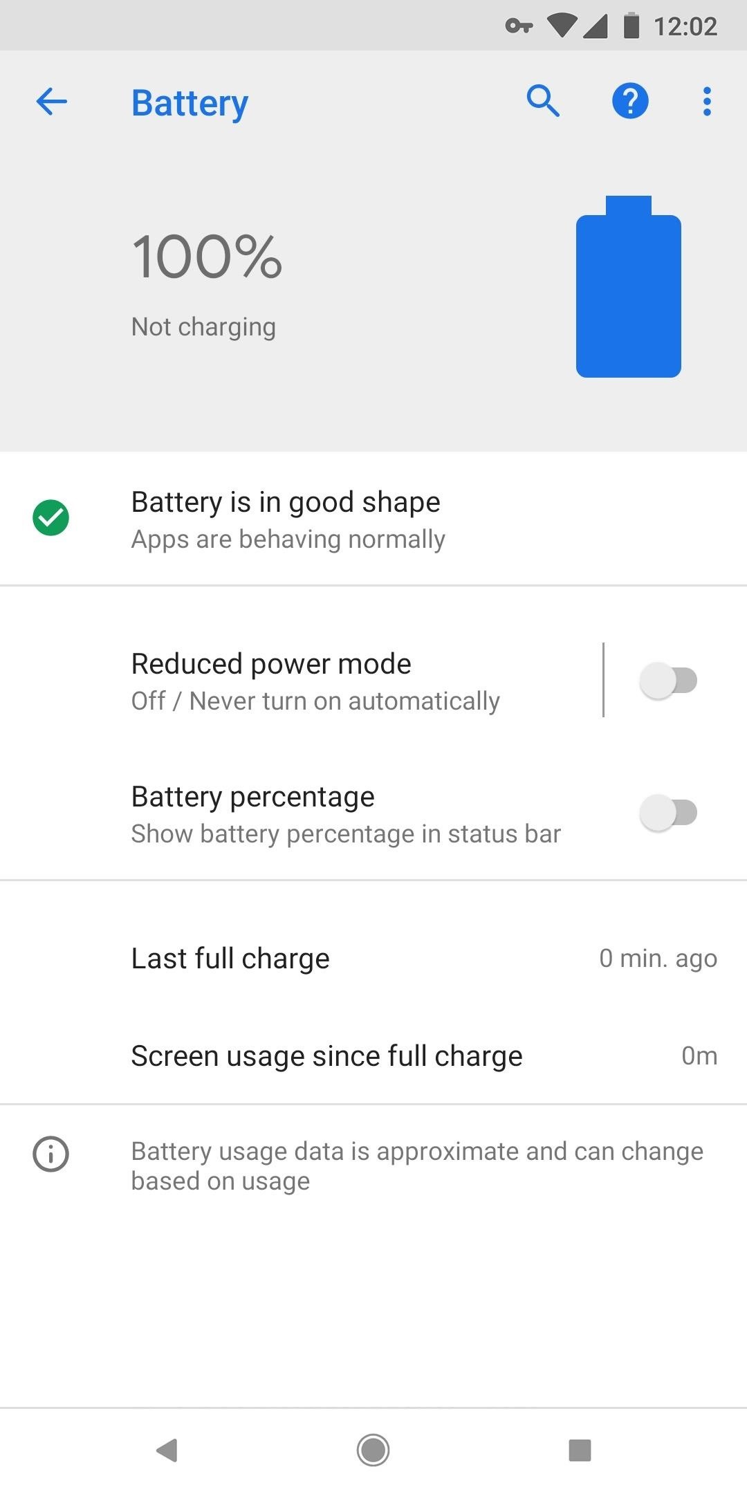 How to Get Oreo's Battery Menu Back on Android Pie