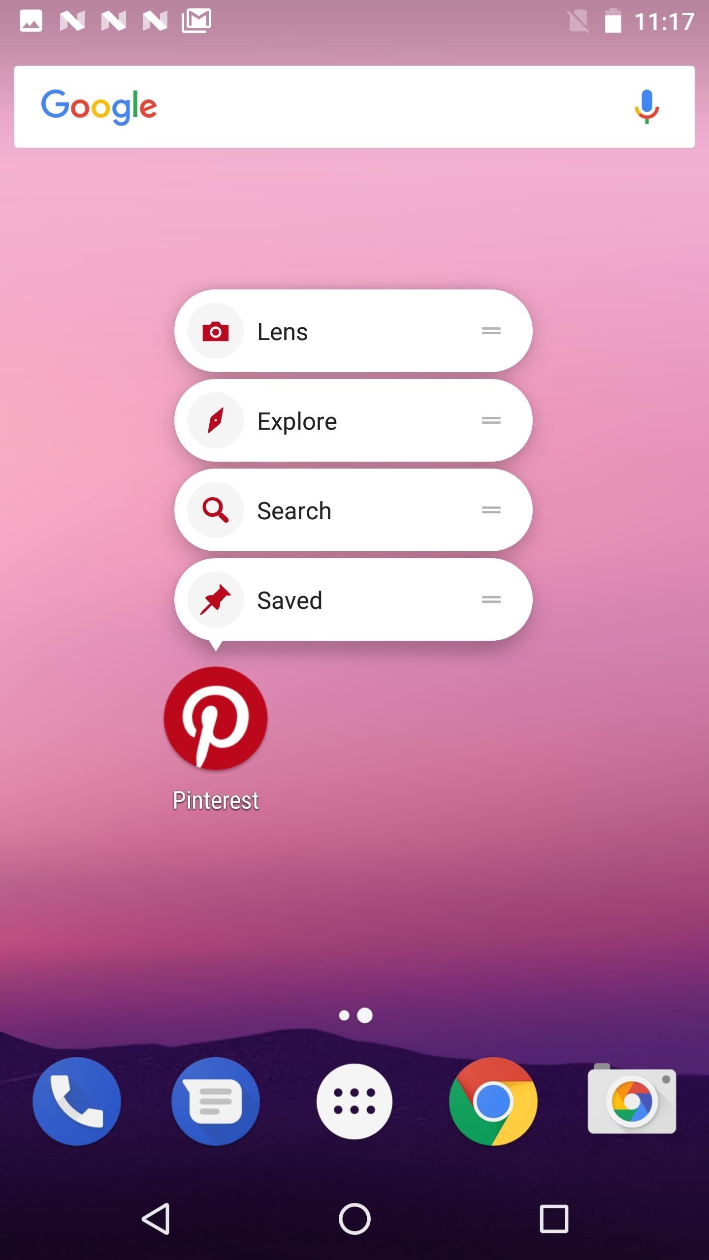 Get Pinterest's New Home Screen Shortcuts on Your Android Phone