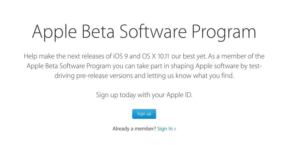 How to Get the Public Beta Preview of Mac OS X 10.11 El Capitan