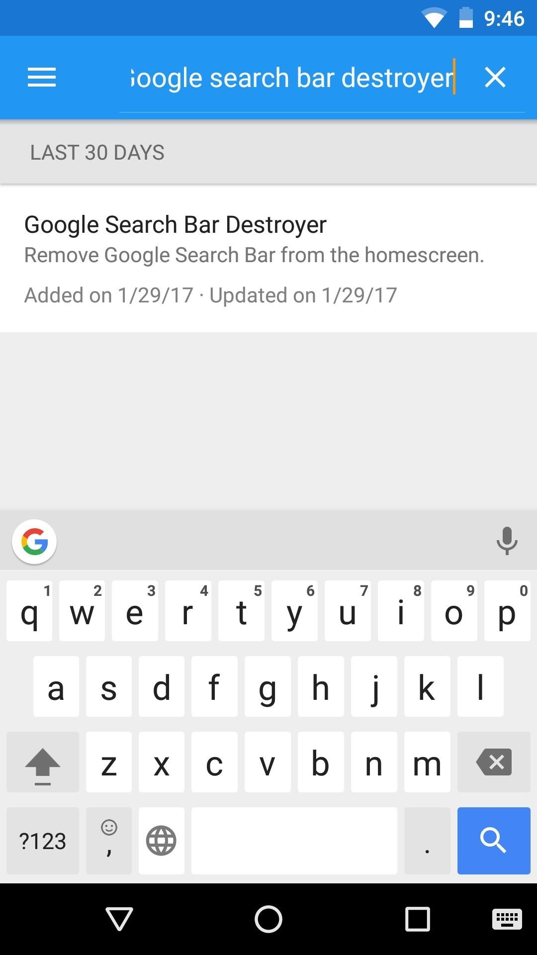 Get Rid of the Built-in Google Search Bar on Almost Any Launcher