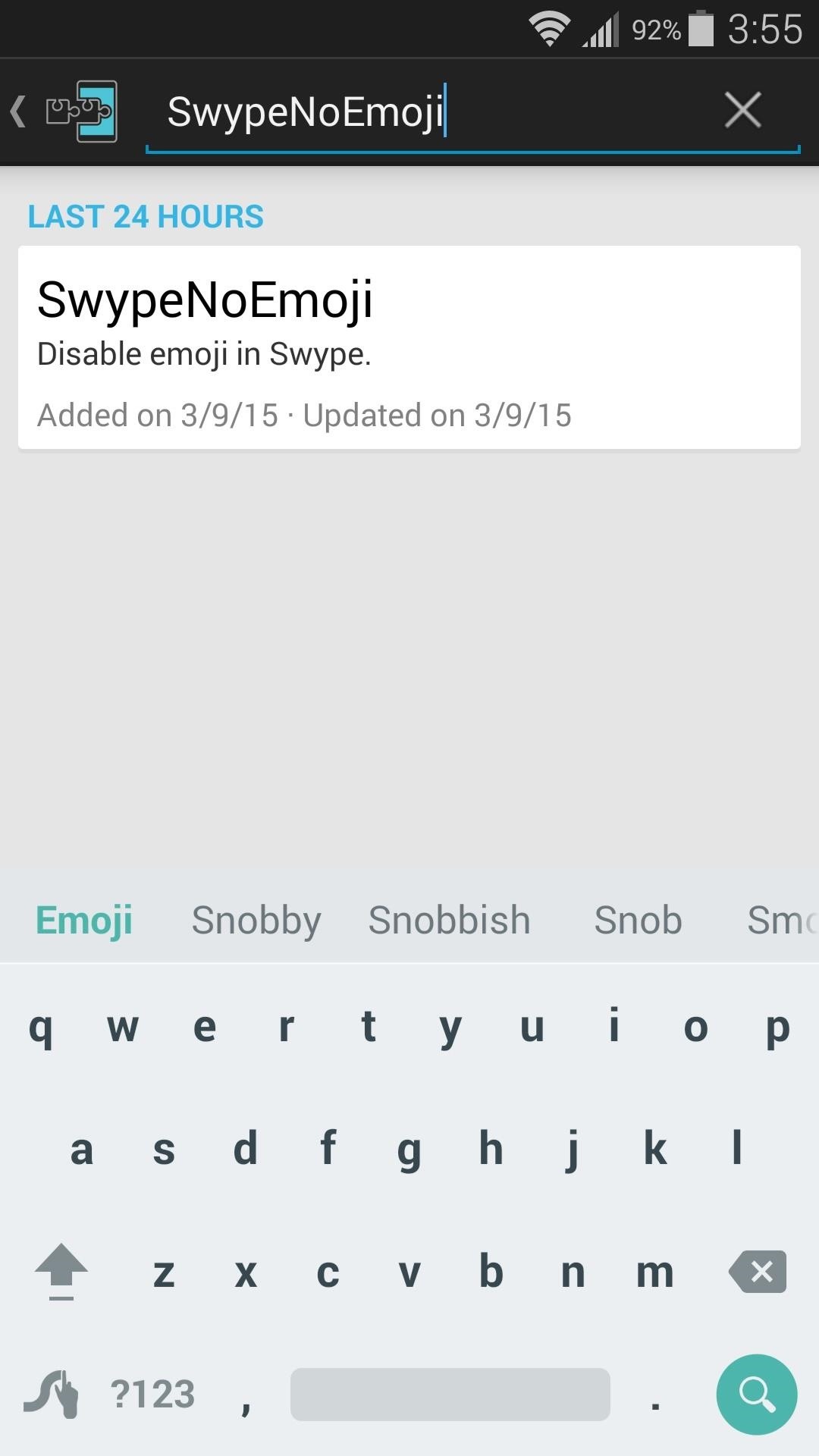 Get Rid of Emoji Suggestions in the New Version of Swype for Android