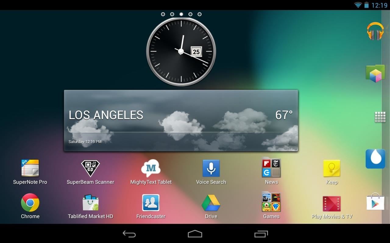 How to Get Sony's Xperia Launcher & Widgets on Your Nexus 7 Tablet