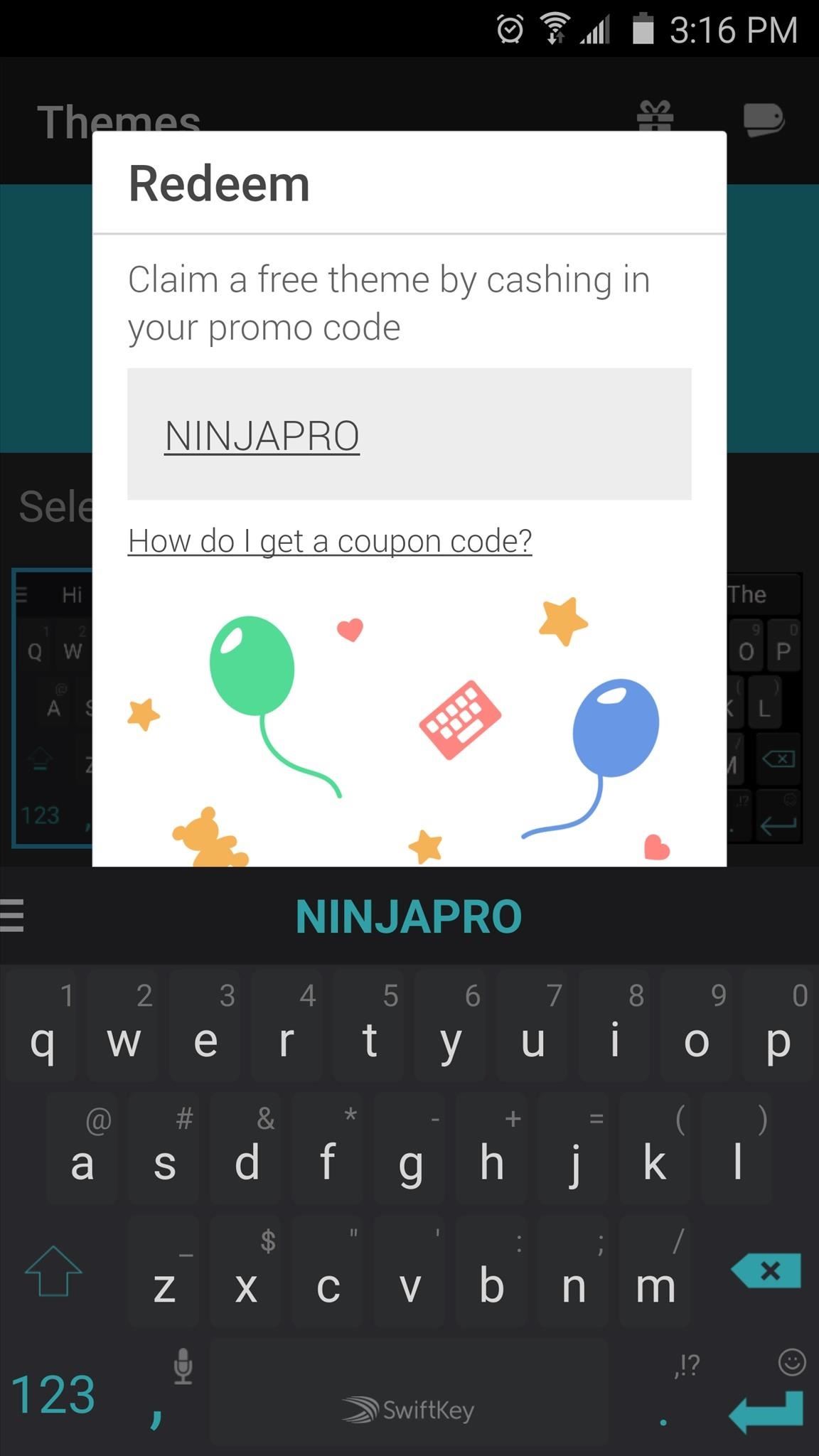 How to Get SwiftKey's All-Black Ninja Themes for Free