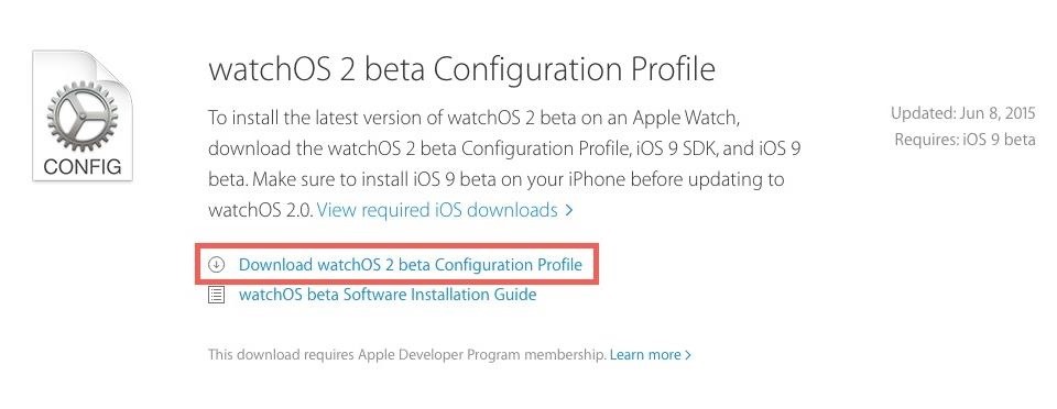 How to Get watchOS 2 Beta on Your Apple Watch Right Now