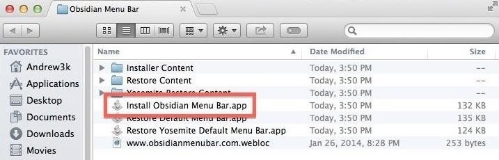 Get Yosemite's Dark Mode Menu Bar in Mac OS X Mavericks