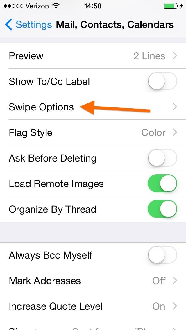 The Good & Bad About iOS 8's New Swipe Gestures in Mail for iPhone